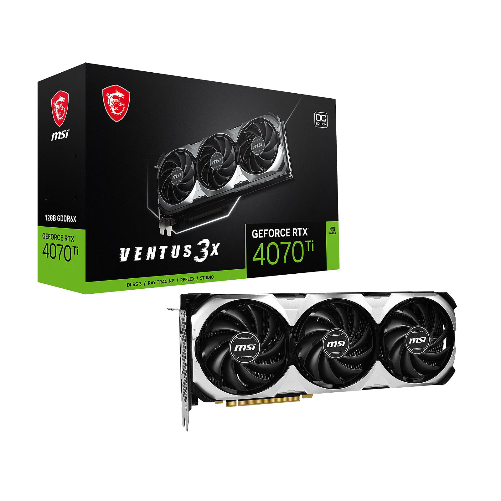GPU RTX 4070TI 12GB OC MSI VENTUS 3X